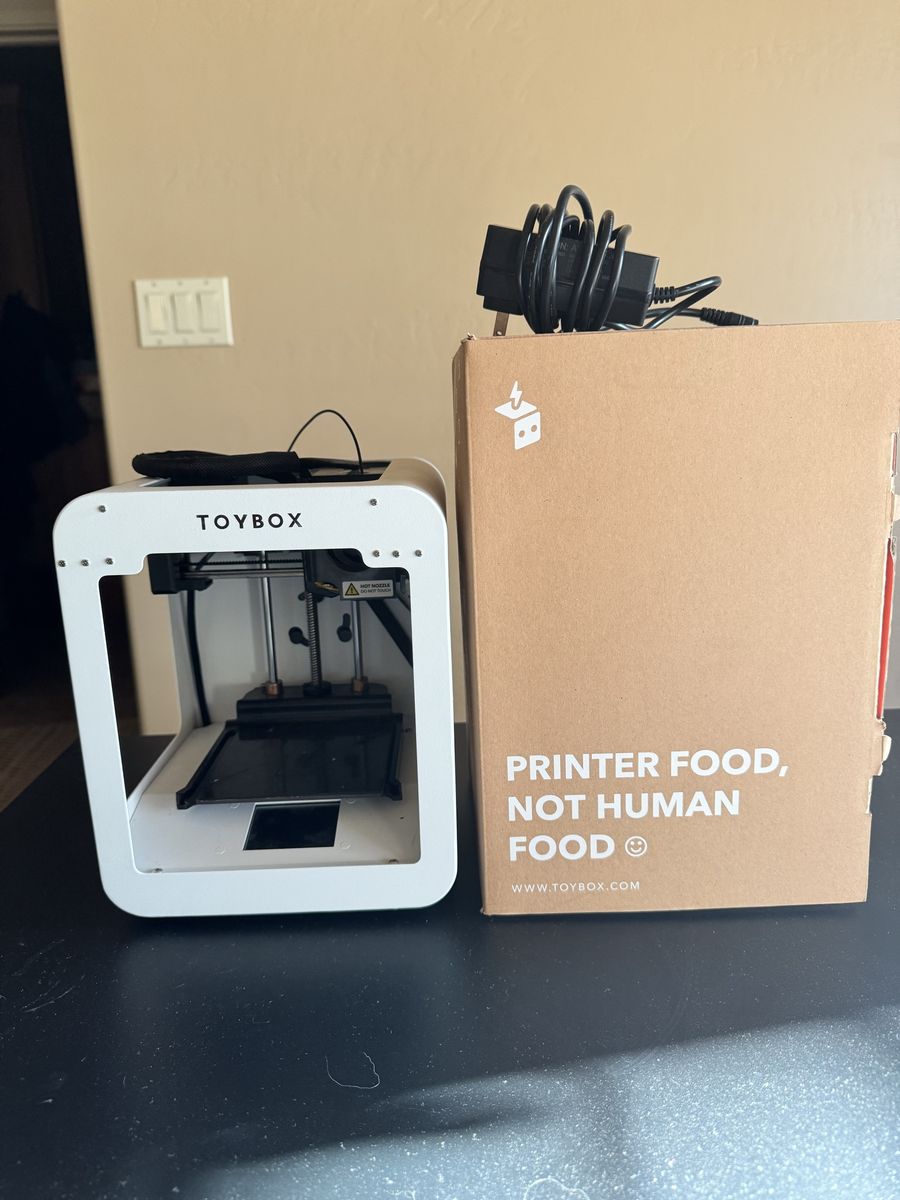 Toybox 3D Printer for Kids with Power Supply and Printer Food Filament