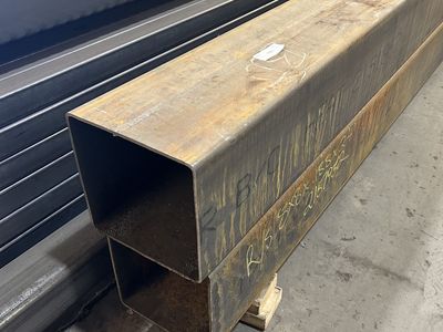 Steel Tubing Deal! - Steel Square Tubing 8" x 8" x 3/16" wall x 12' - $259.00 Each