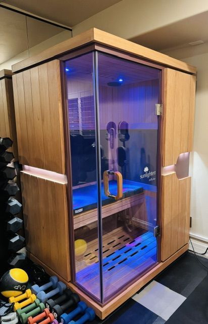 Sunlighten mPulse Full Spectrum High-End Infrared Sauna W/Chromotherapy
