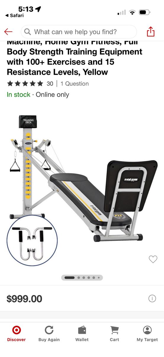 Total Gym fit + additions + videos
