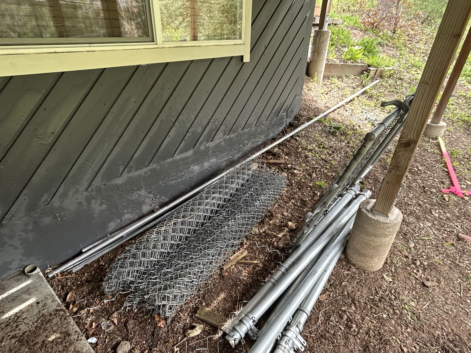 FREE Chain Link Metal Fencing Materials