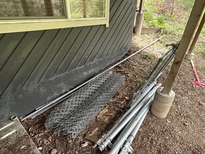 FREE Chain Link Metal Fencing Materials
