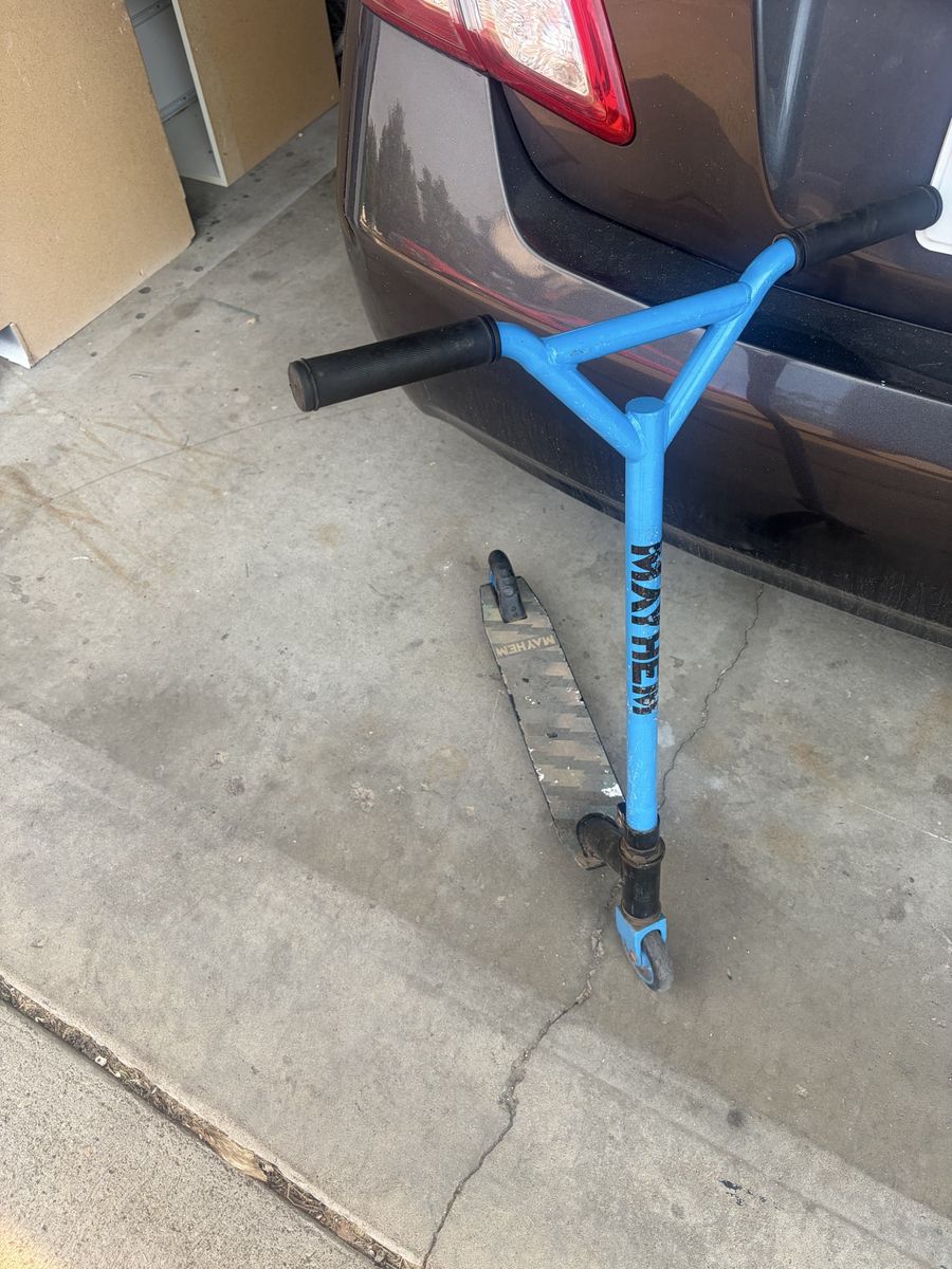 Mayhem Supernova Pro Stunt Scooter - Blue & Black, Durable Freestyle Kick Scooter