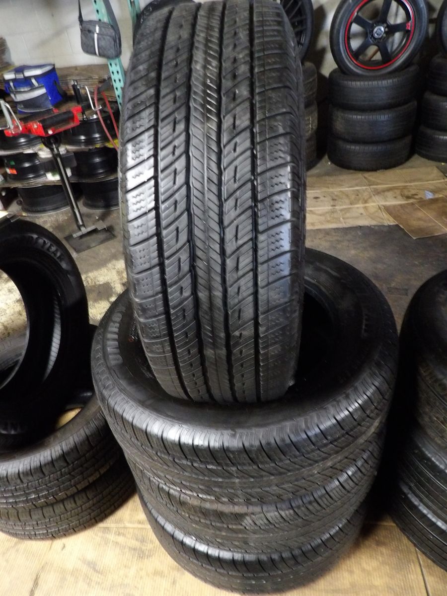 255/60R18 UNIROYAL TIGER PAW SET OF USED TIRES 