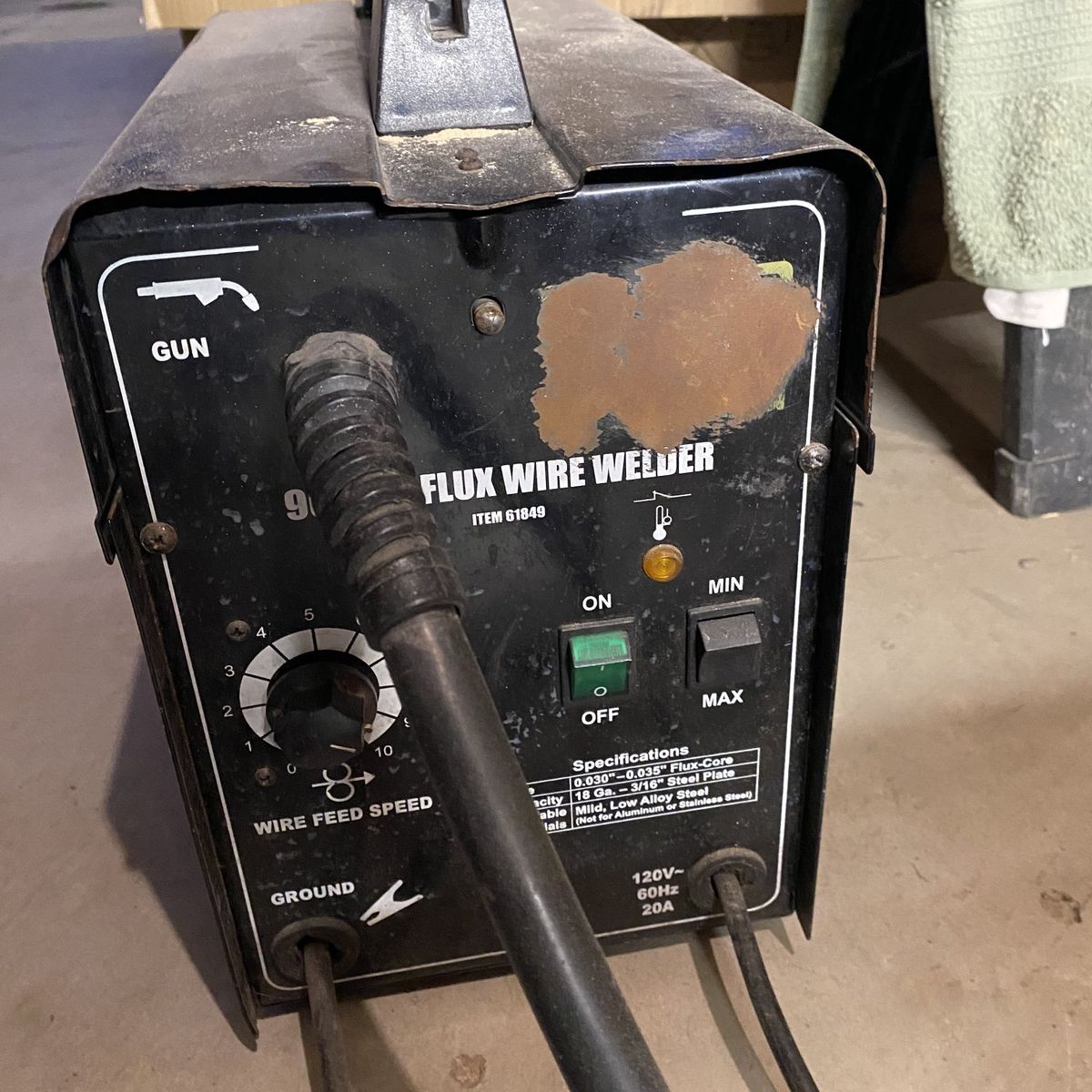 Harbor Freight Chicago Electric Flux Core Welder