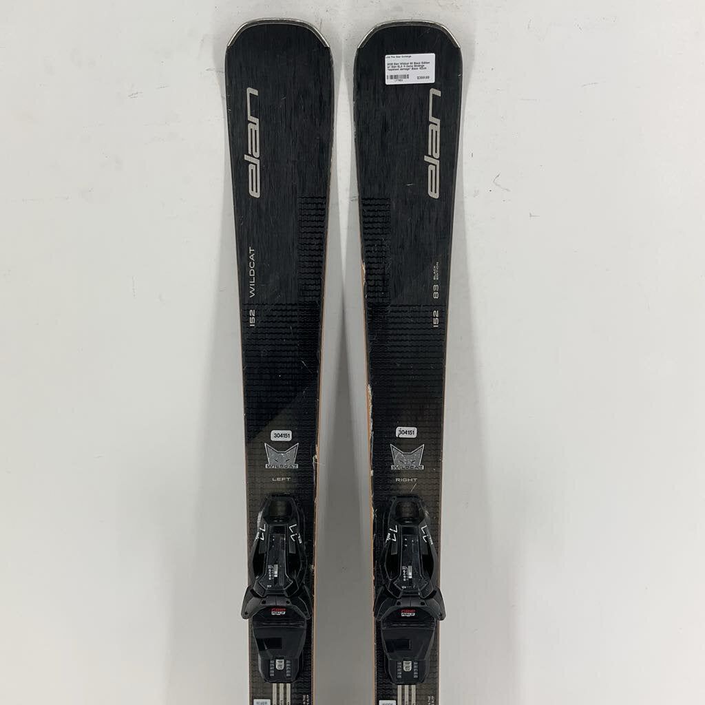 2026 Elan Wildcat 83 Black Edition w/ Elan ELX 11 Demo Bindings *topsheet damage*