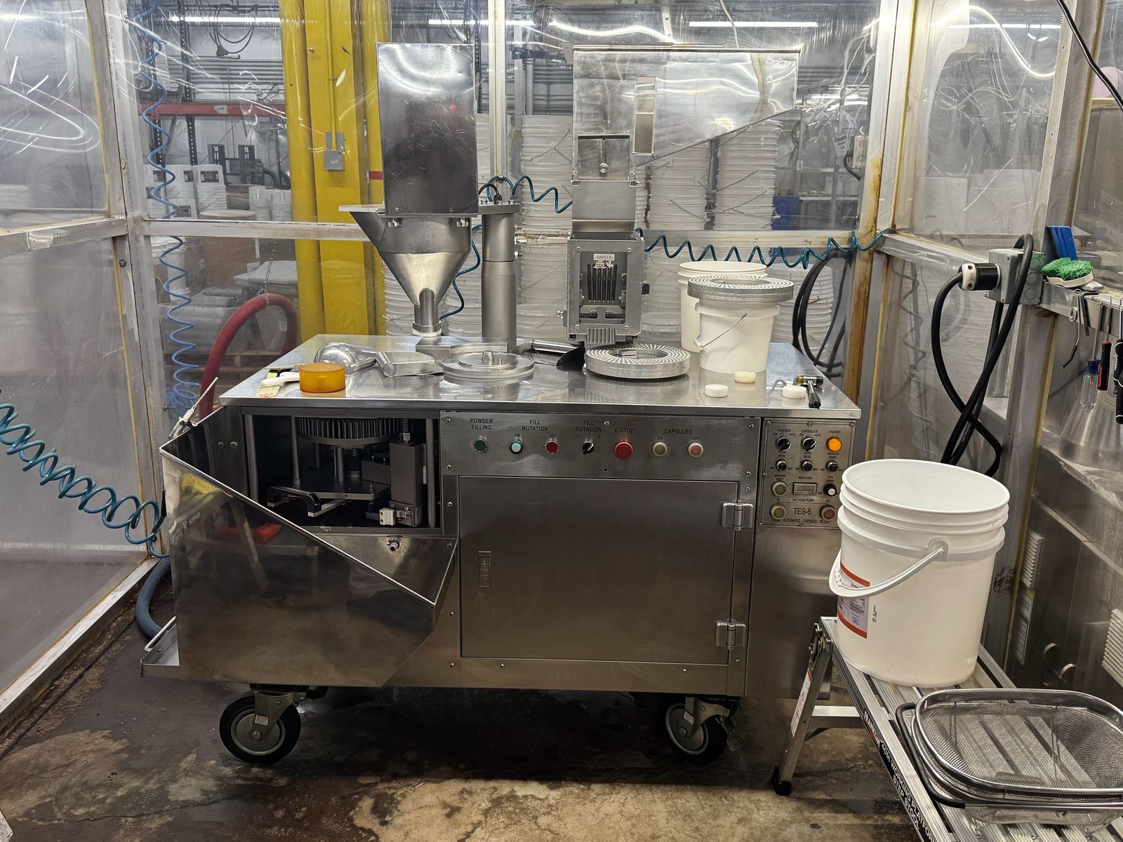 TES 5 Semi-Automatic Capsule Filling Machine – 24,000 Capsules/Hour