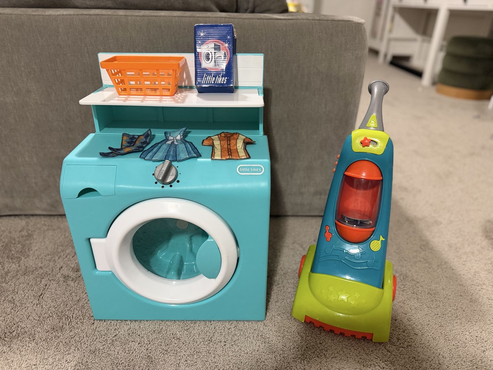 Play Washing Machine and Vacuum