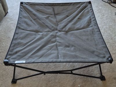 Coolaroo On the Go Elevated Pet Bed, King Size 41" x 41", Cooling, Portable