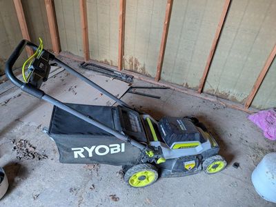 Ryobi 40v mower and weed Wacker.