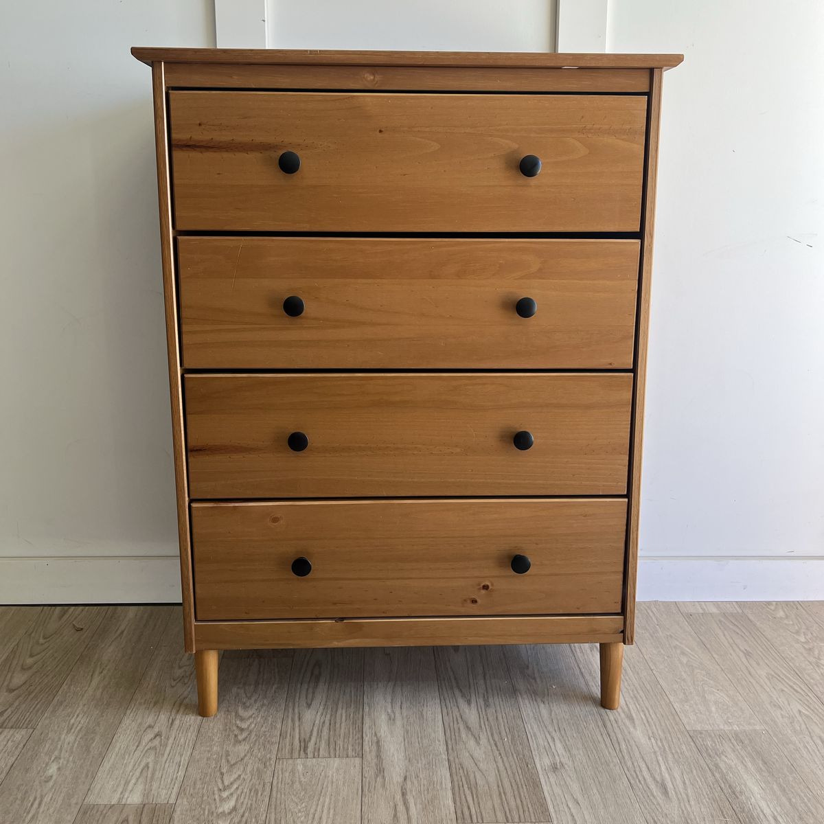 Mid-Century Modern Style 4-Drawer Dresser
