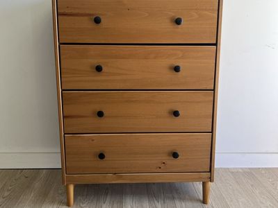 Mid-Century Modern Style 4-Drawer Dresser