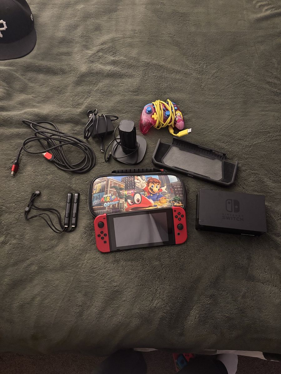 Nintendo Switch Bundle With 200gb Storage Card