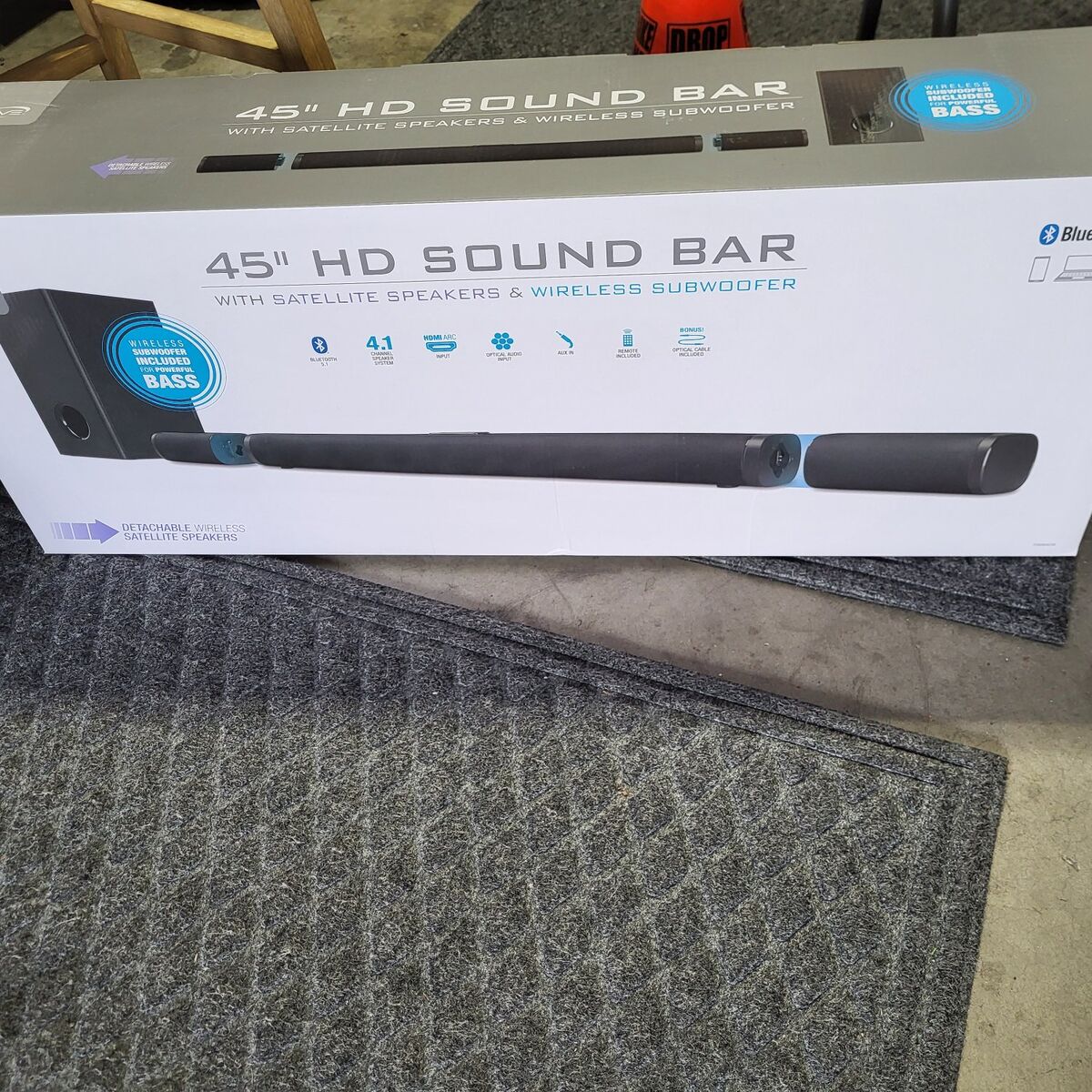 ILIVE 45" SoundBar Speaker Set w/SubWoofer