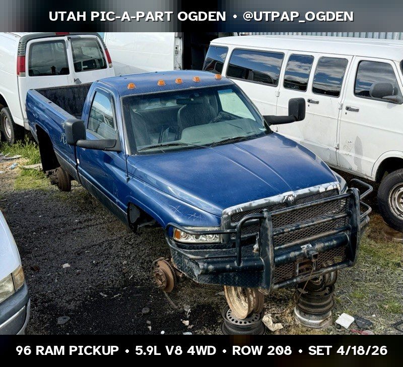 1996 Dodge Ram Pickup Parts - UTPAP Ogden