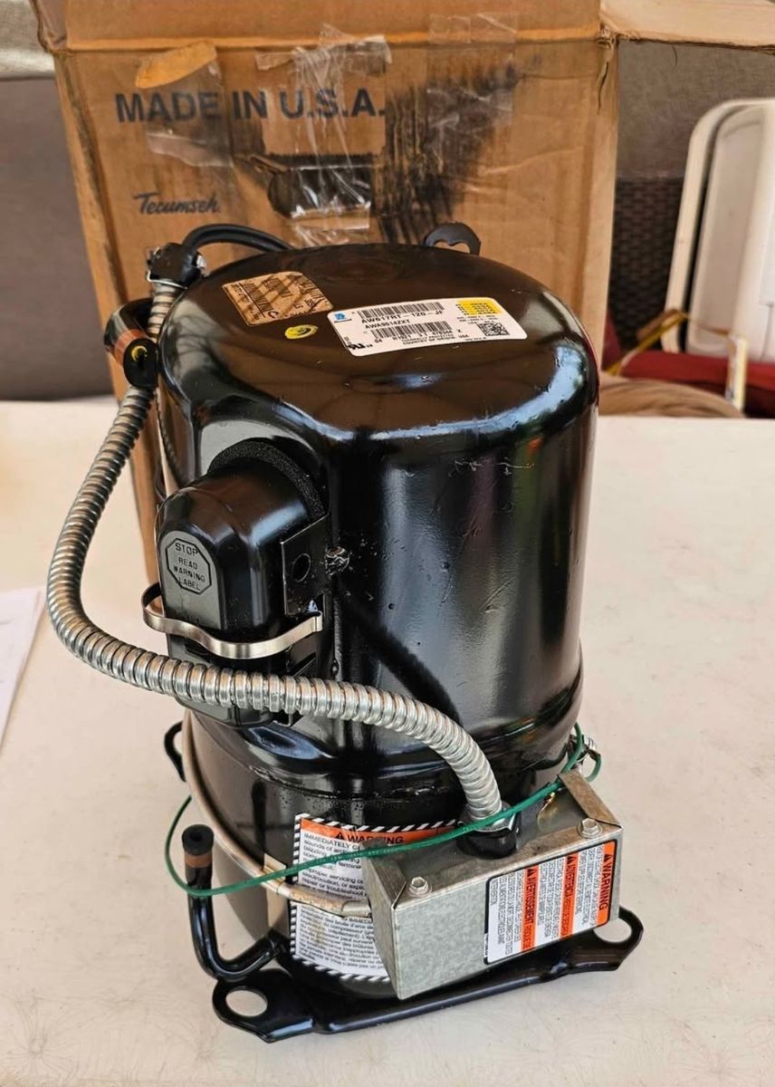 Tecumseh AW617RT-120-JF Refrigeration Compressor – New (Untested)  #245