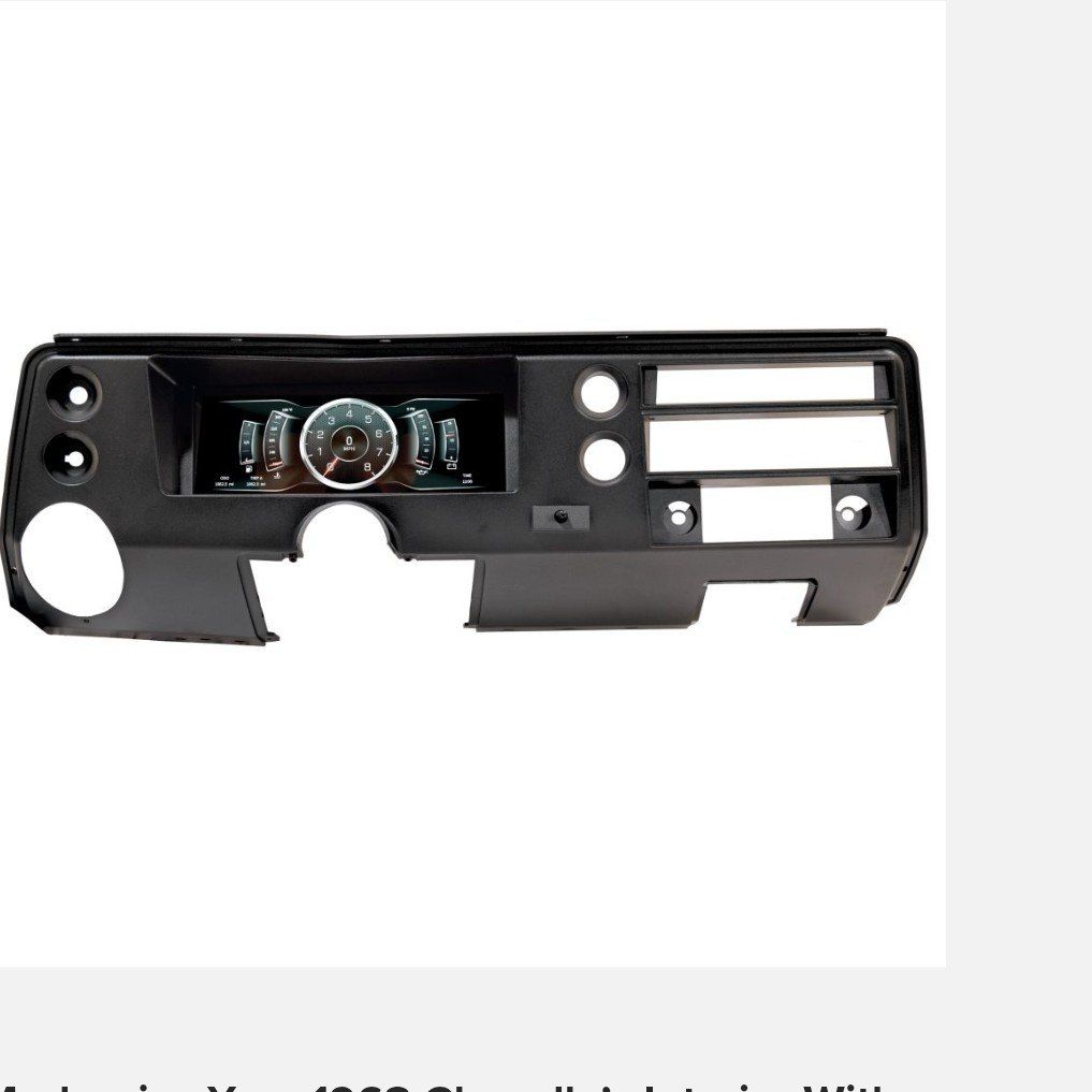 Auto meter digital dash 68 chevelle
