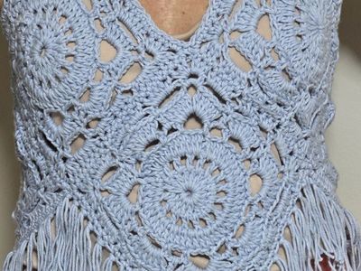 hand crocheted haltar type tops