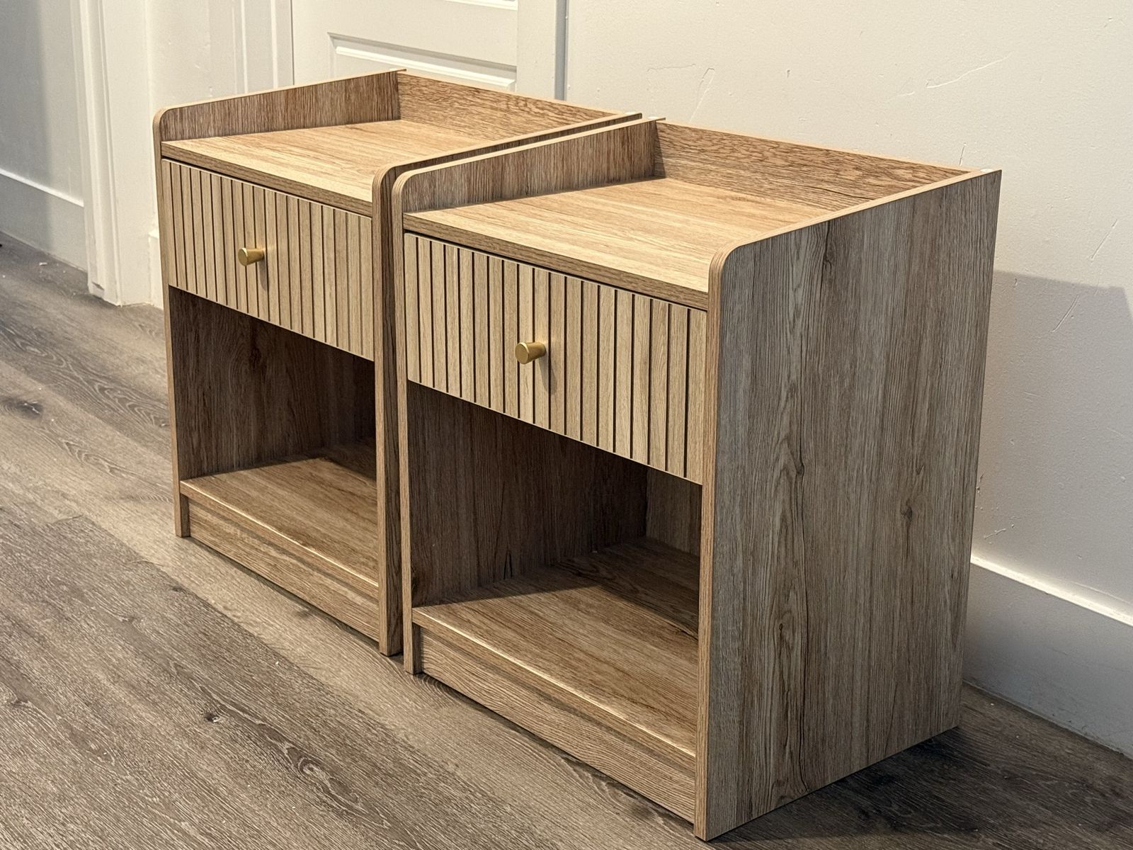 Brand New Farmhouse Nightstands Set of 2