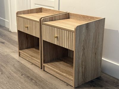 Brand New Farmhouse Nightstands Set of 2