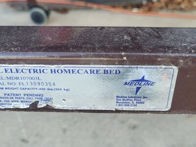 Medline home care bed used