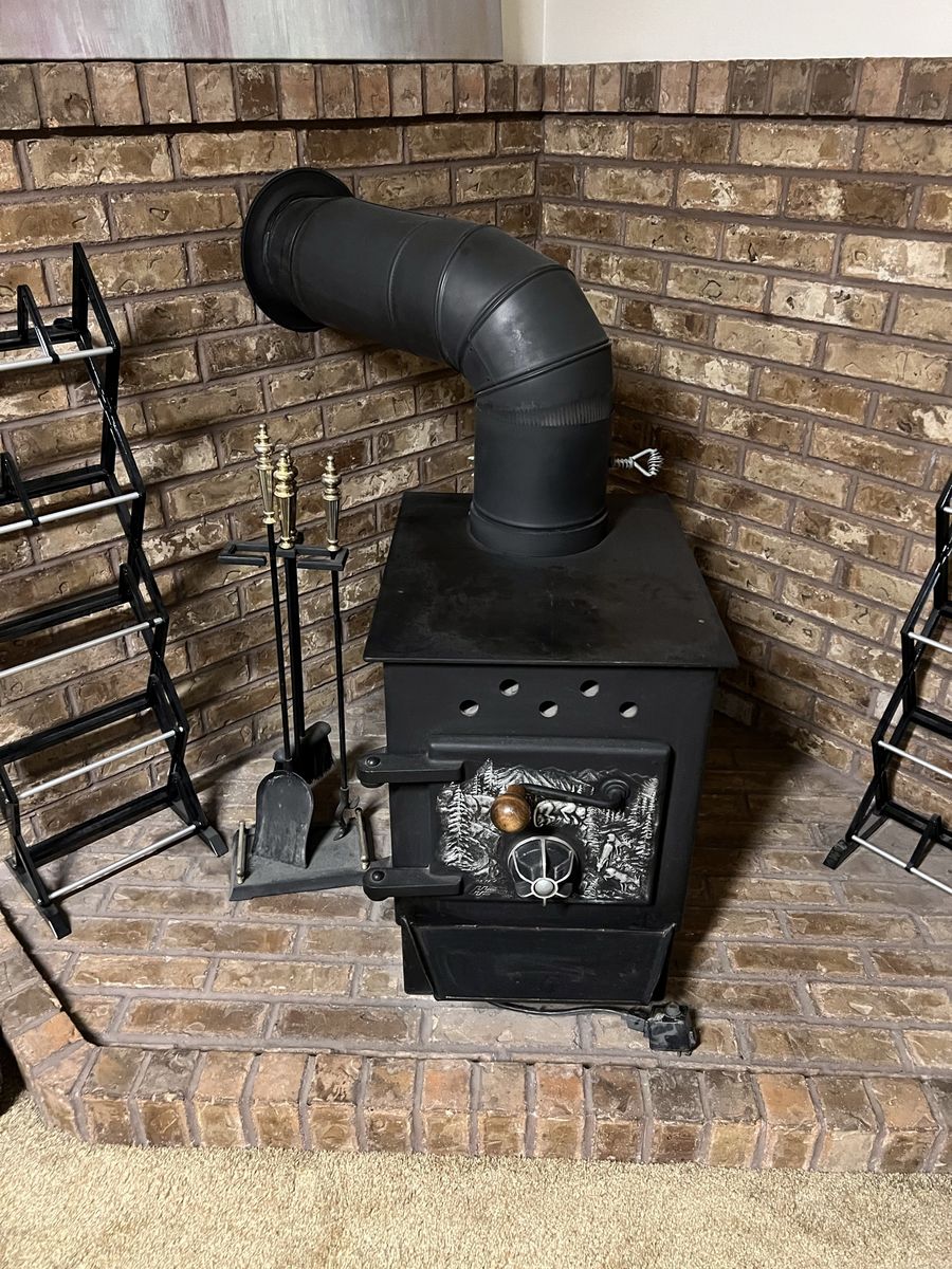 Wood Burning Stove With Blower