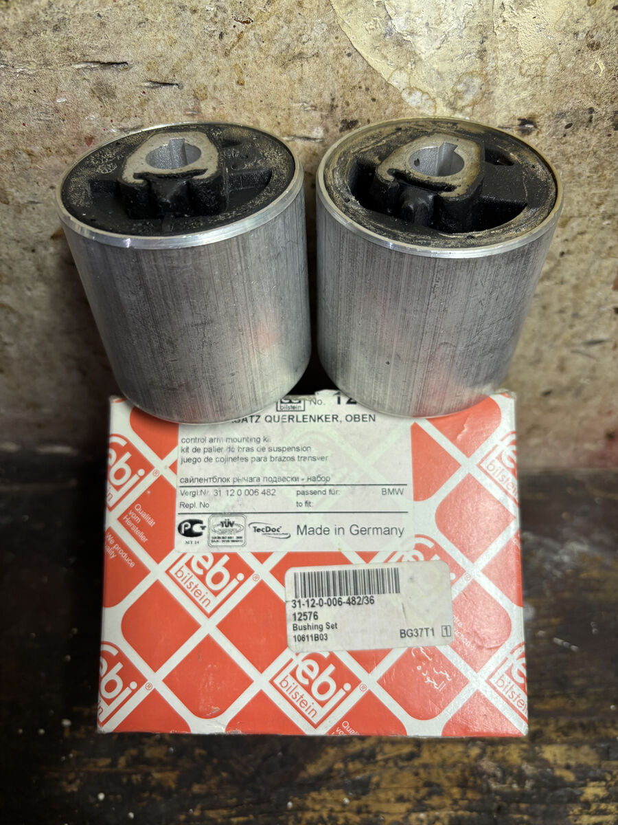 BMW Front Control Arm Bushings - Pair. PN 31120006482. For various 1993-2003 models.