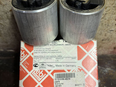 BMW Front Control Arm Bushings - Pair. PN 31120006482. For various 1993-2003 models.