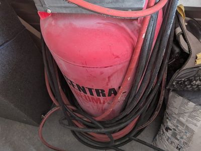 air compressor and 150ft hose