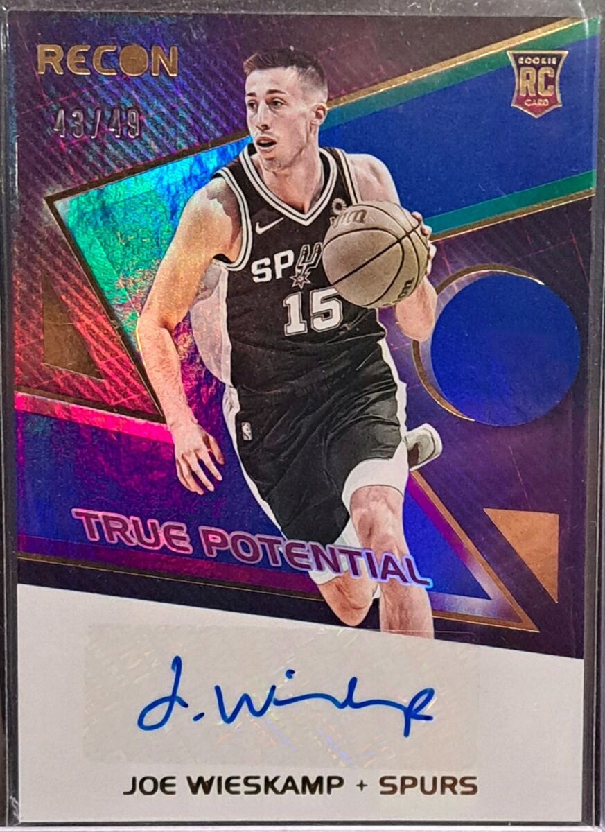 Joe Wieskamp RC Auto SSP /49 - 2021 Panini Recon T