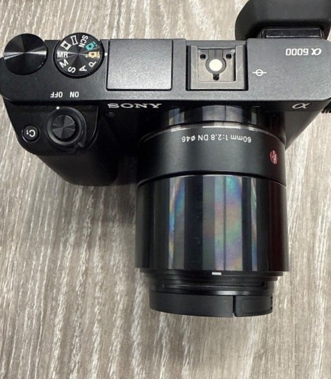 SONY ALPHA A6000 CAMERA W 60MM LENS