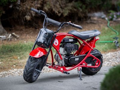 Coleman Powersports B100 Mini Bike - Red, 96cc Engine, Off-Road Ready, Excellent Condition
