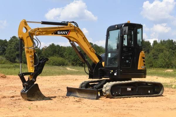 2019 Sany 50 excavator, thumb, closed cab, 2500 hours 