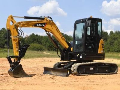 2019 Sany 50 excavator, thumb, closed cab, 2500 hours