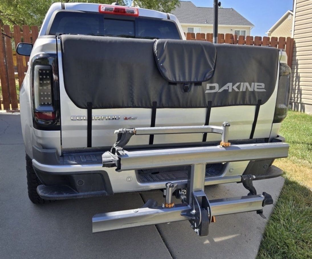 Kuat NV 1.0 Hitch Mounted 2-Bike Rack - 2" Receiver, Grey & Orange