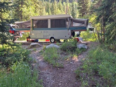 Used Pop-Up Camper Travel Trailer - Great for Camping Adventures