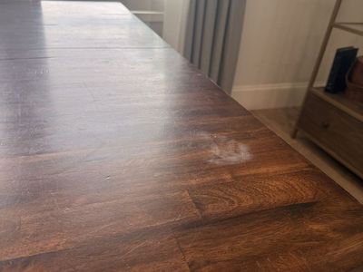 Solid wood table