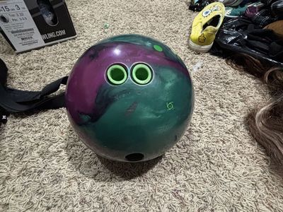 Storm phaze three 15 lb Bowling Ball - Purple & Teal Pearl Swirl