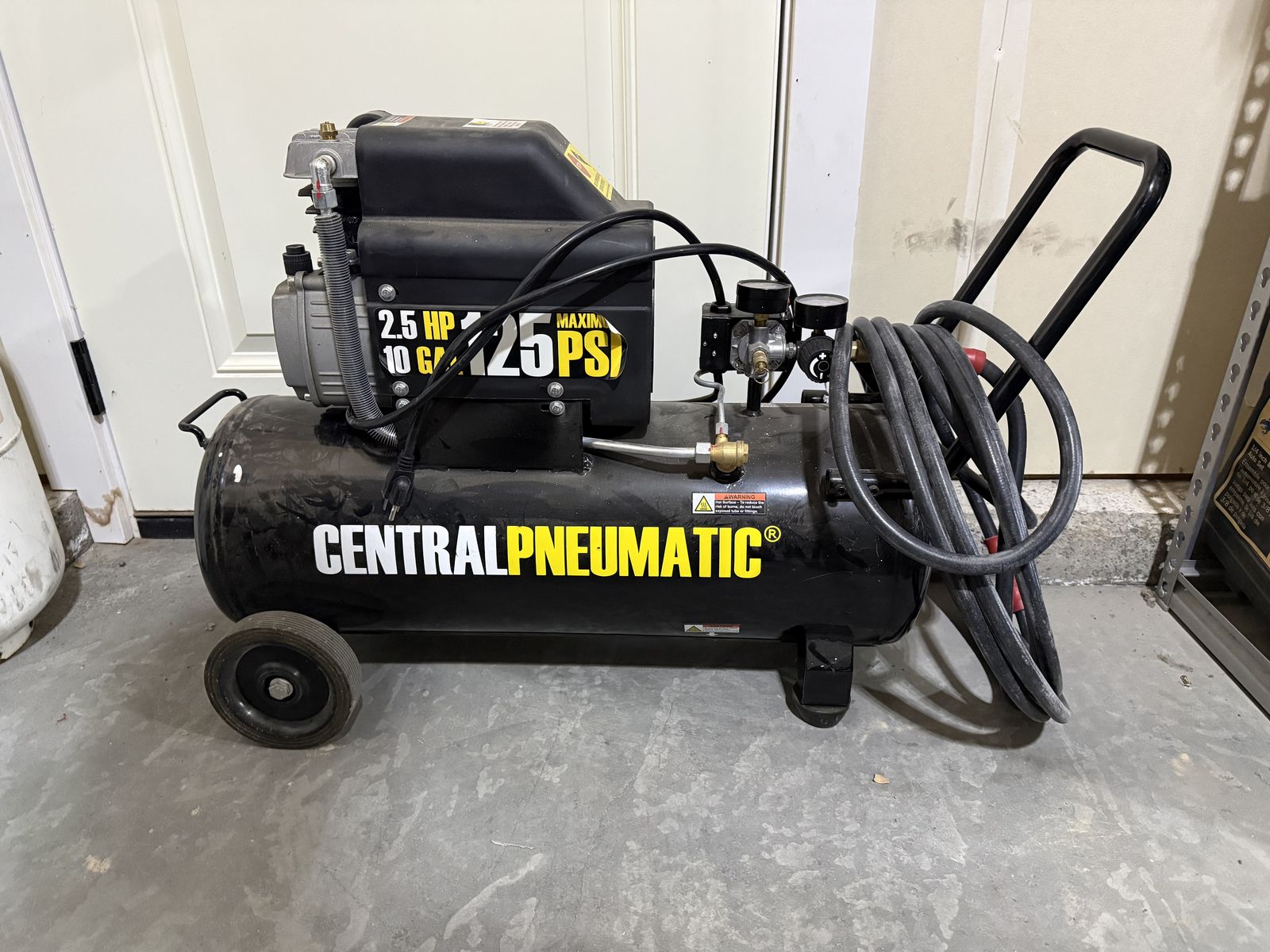 Central Pneumatic Compressor 125psi