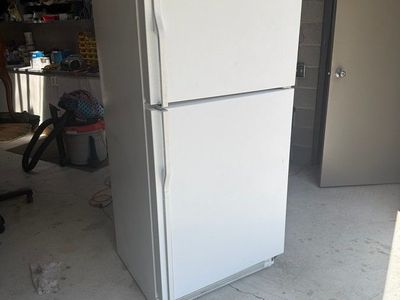 White Top Freezer Refrigerator - Used