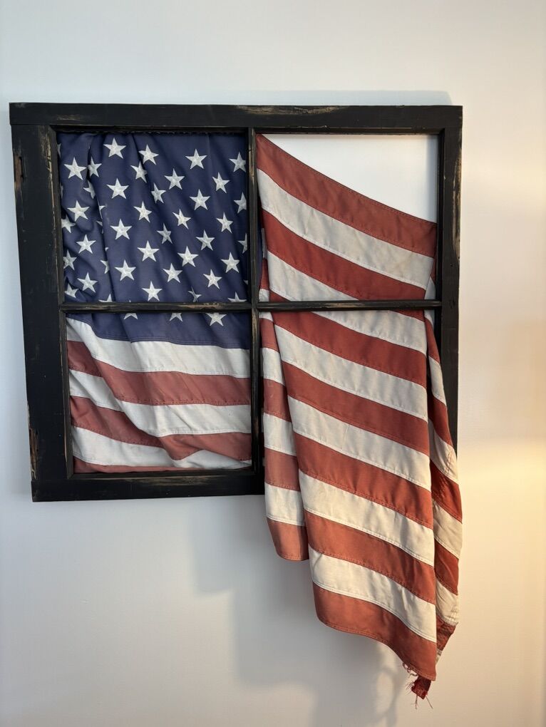 American Flag Window