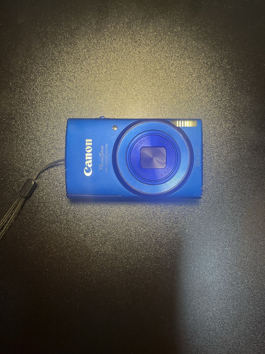 Canon PowerShot ELPH 150 IS Digital Camera - Blue, 10x Optical Zoom, 20MP