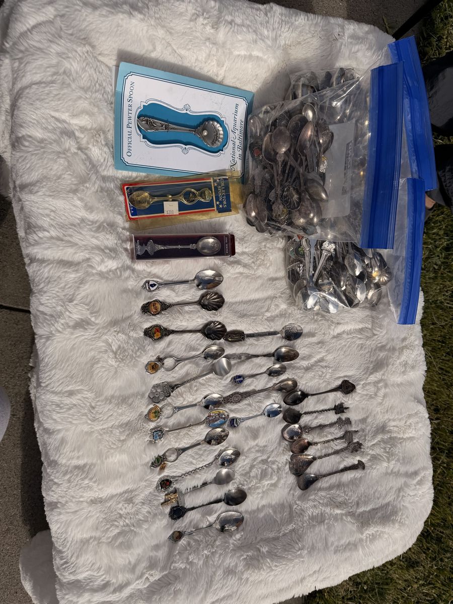 Souvenir, antique collectible spoons.