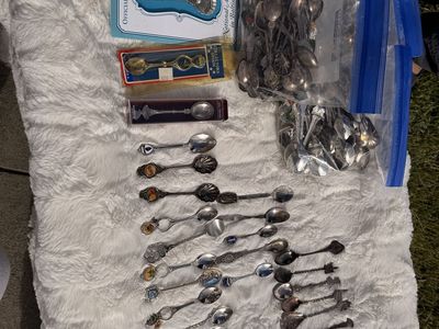 Souvenir, antique collectible spoons.