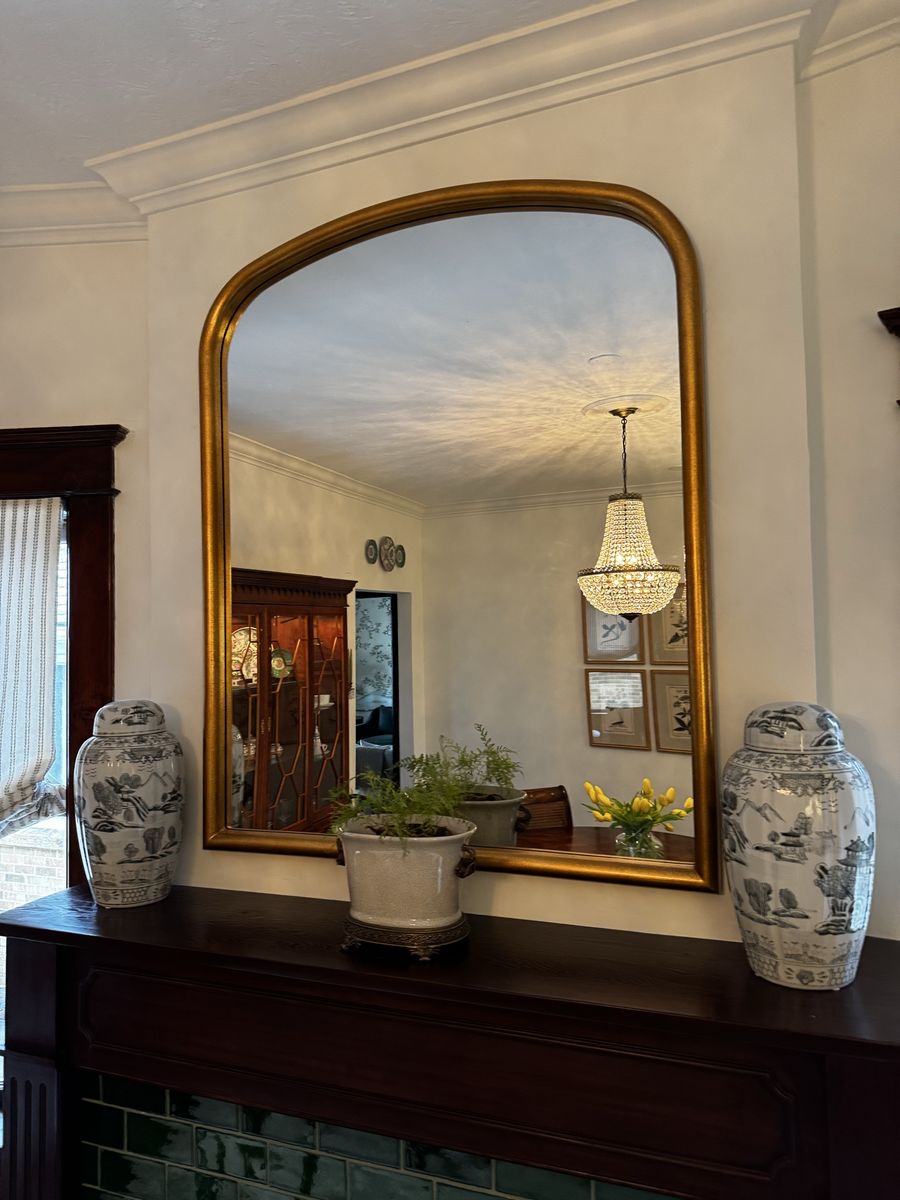 Gold Arch Wall Mirror