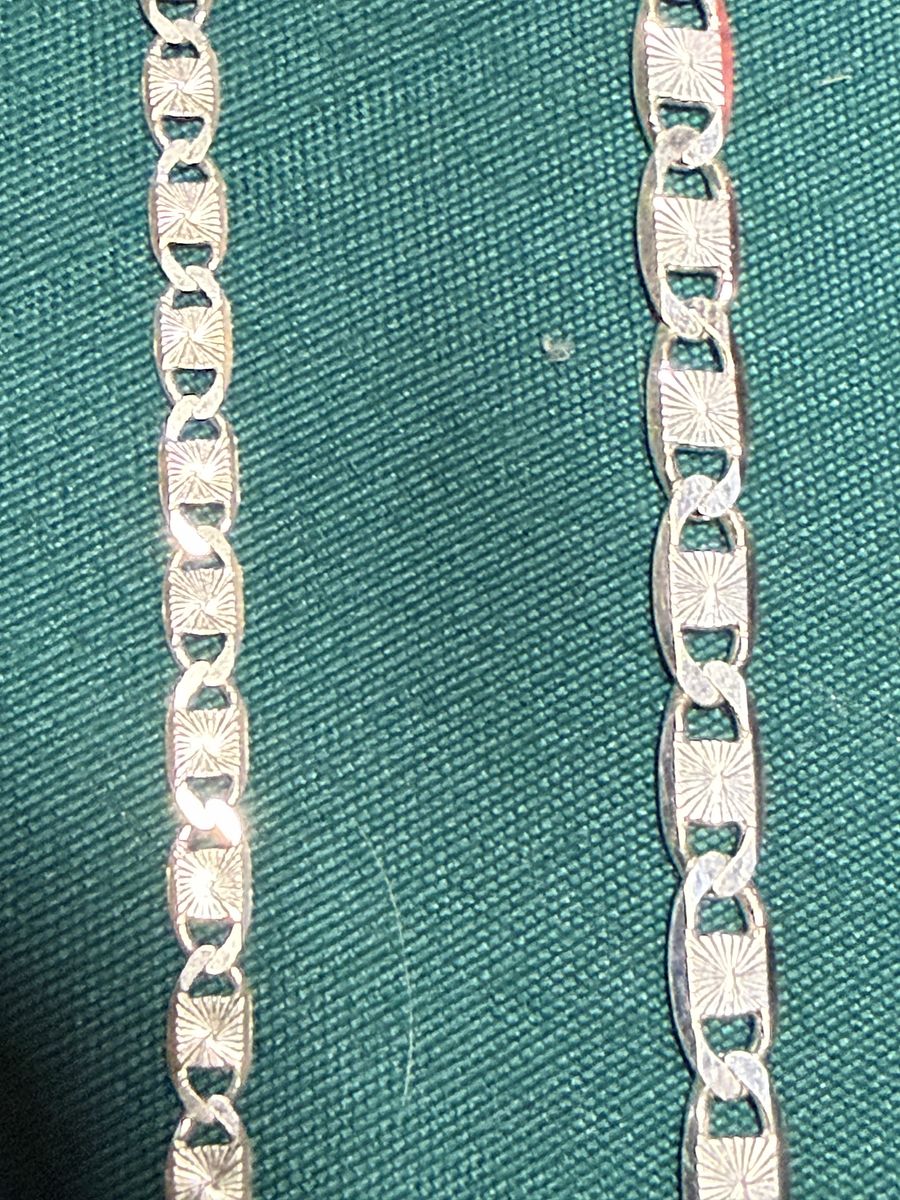 .925 Italian silver chain and bracelet