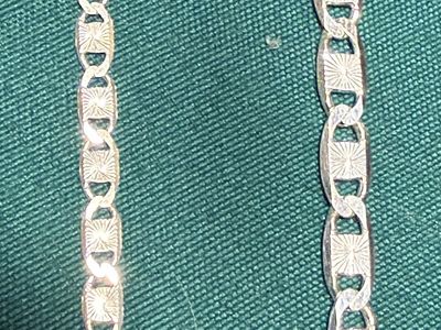 .925 Italian silver chain and bracelet