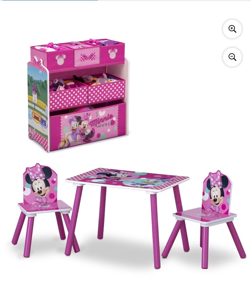 4-Piece Wood Toddler Playroom Set