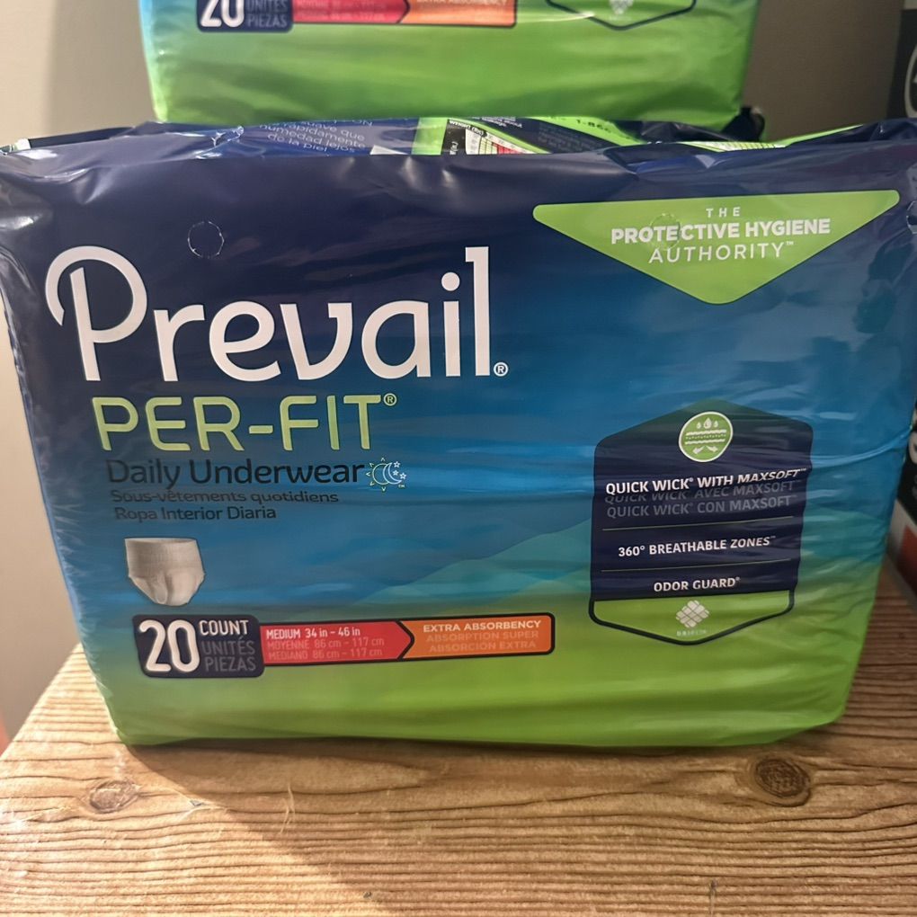 Prevail Pre-Fit Adult Underwear Diapers