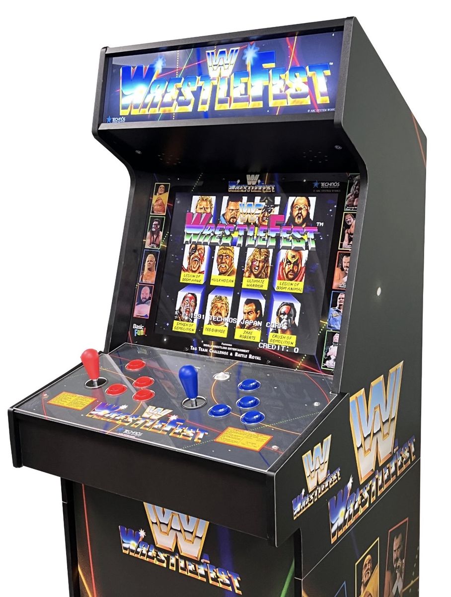 Basic Fun WWE WrestleFest Home Arcade Cabinet Supreme Series 5-in-1. Brand New in Box!!